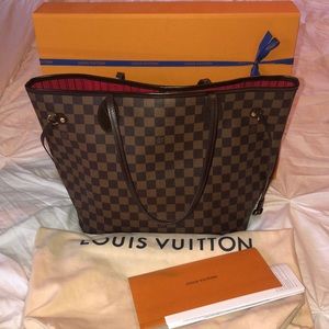 Louis Vuitton Neverfull mm Damier Ebene🍁❤️